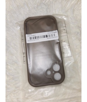 iphone 16 silicone phone case in chocolate