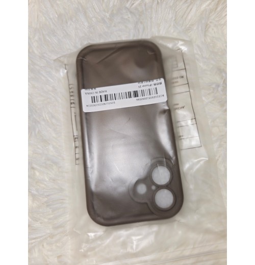 iphone 16 silicone phone case in chocolate